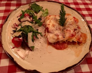 Vegetarian Pasta, Gratinated pasta roulade