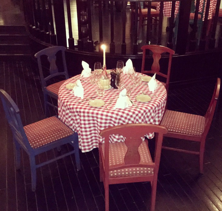 Beautiful set up, Trattoria style,Italian restaurant