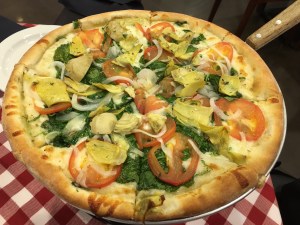 Heart healthy veggie pizza