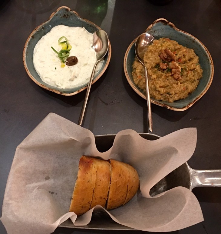 Tzatziki,Eggplant Salad