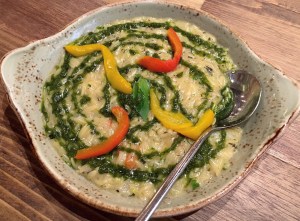 Orzo with feta cheese