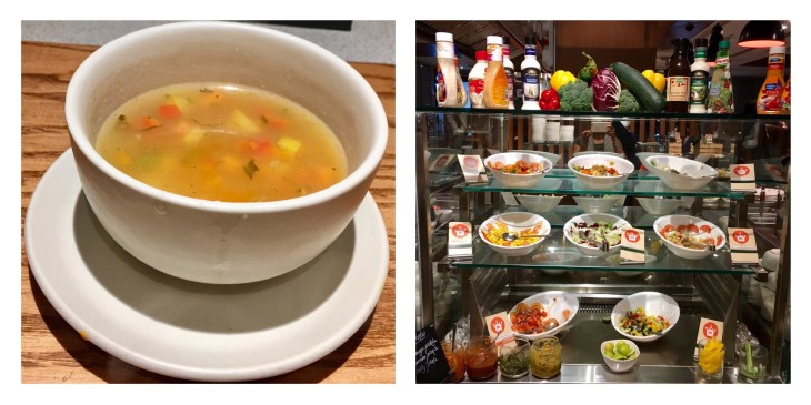 Soup and salad Station 