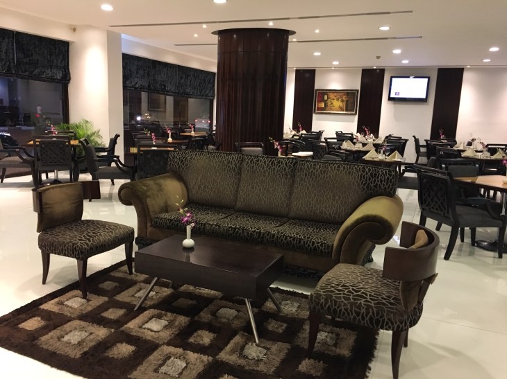 Lobby of the Savoy Suites hotel apartment