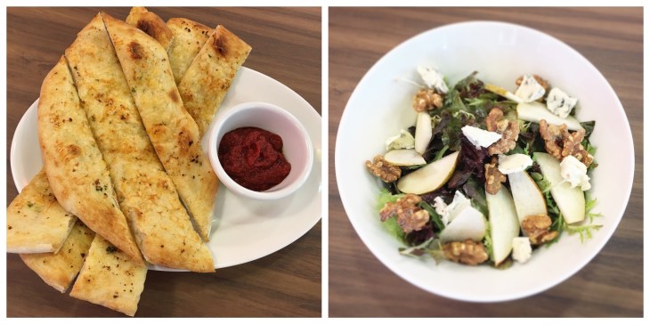 Pear and Gorgonzola salad 