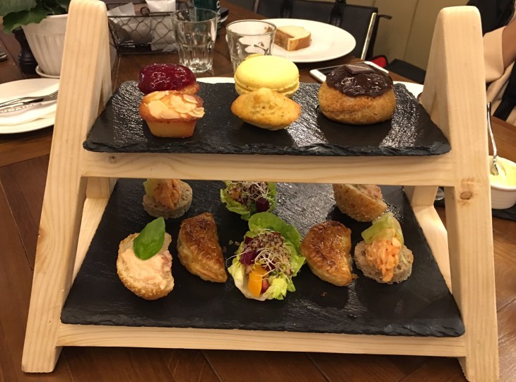 Afternoon tea at Aubaine 