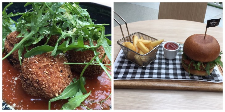 Beetroot goat cheese burger 