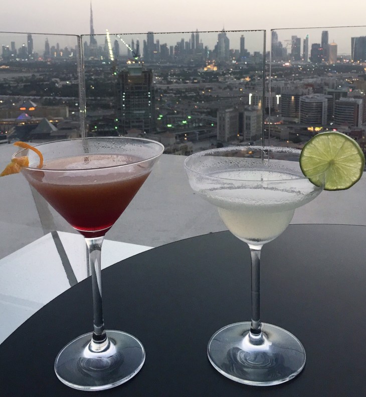 Bar with a view in Dubai