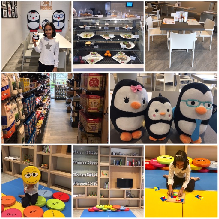 Penguin themed cafe