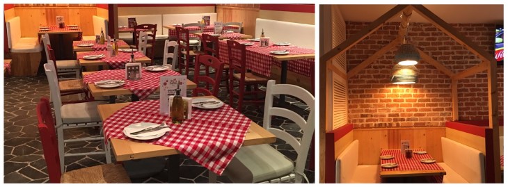 Trattoria style restaurant 