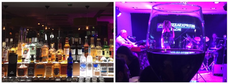 Chianti wine at Jazz@PizzaExpress