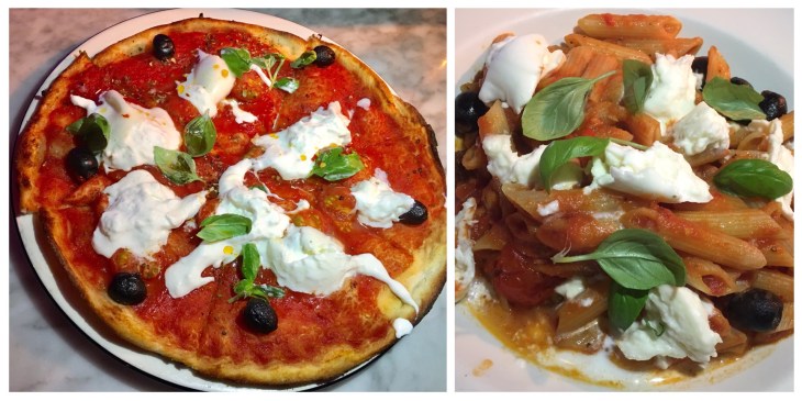 Lava pizza at Pizza Express 