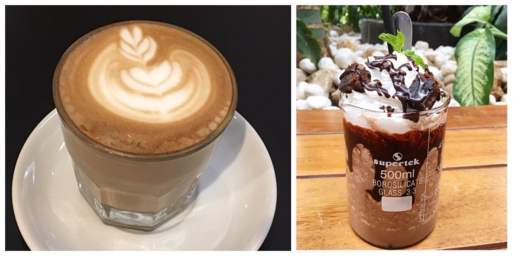 Chocolate brownie frappe 