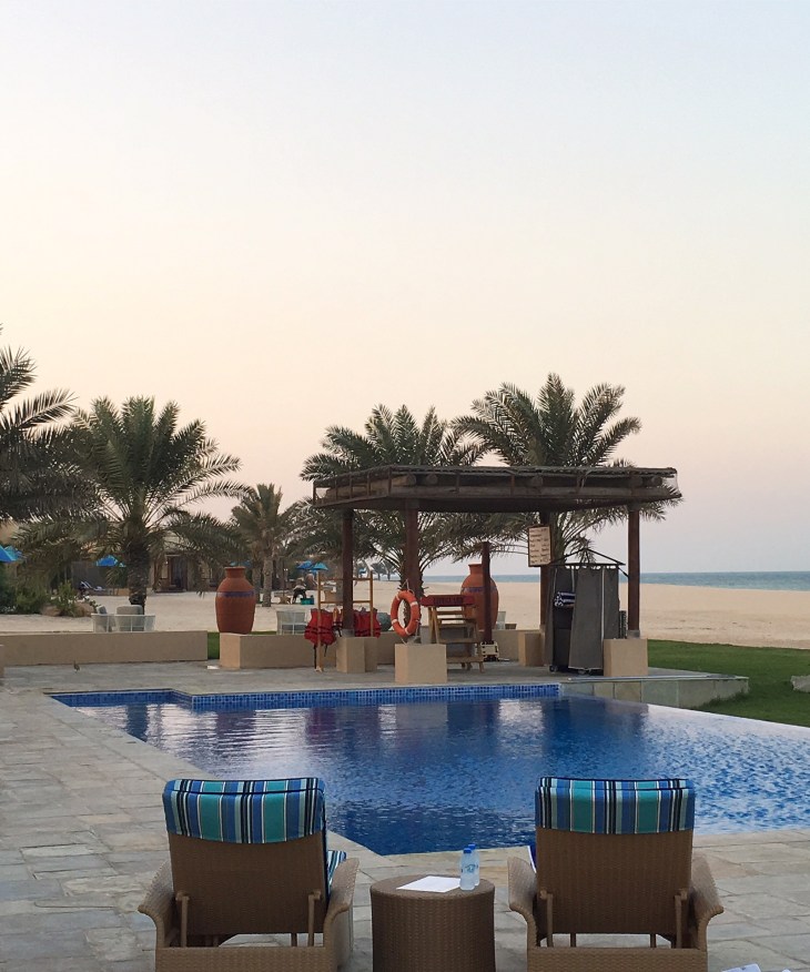 Swimming pool at Al Yamm Villas 
