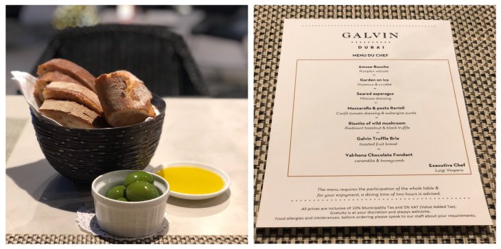 Chef’s signature menu 