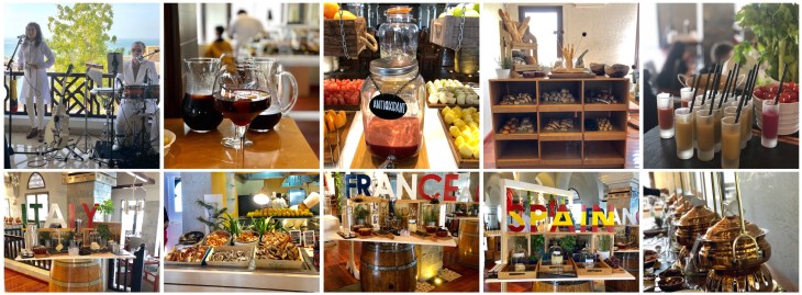 Mediterranean brunch at Cove Rotana Resort