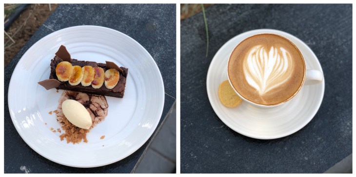 Banana brownie spilt