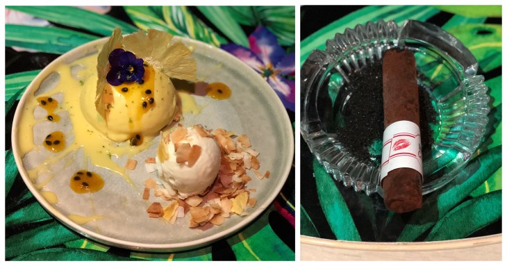 Smoked vanilla cigar 