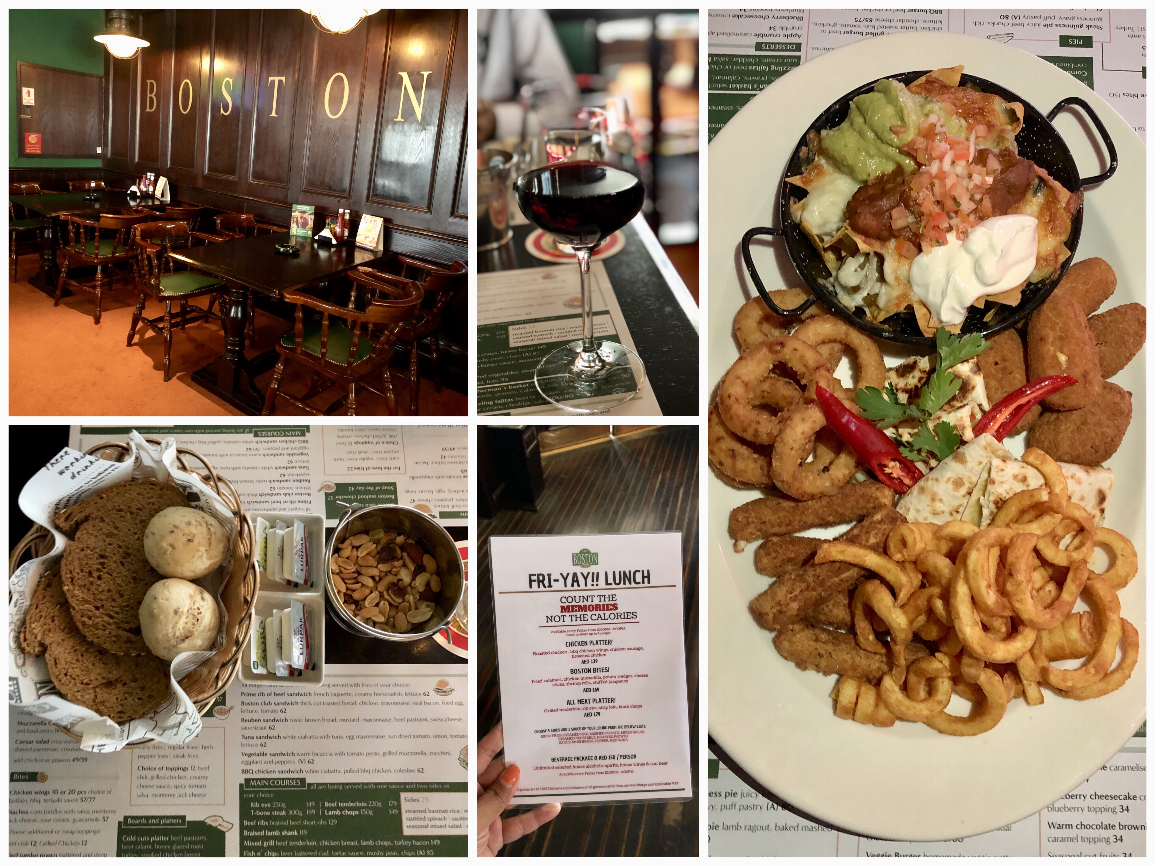 Lunch deal at Boston Bar 