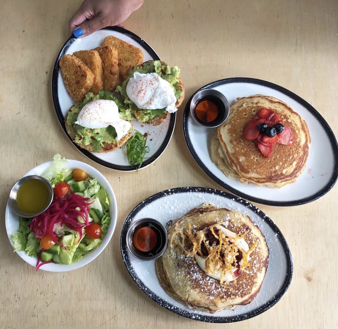 Black Tap Dubai Breakfast 