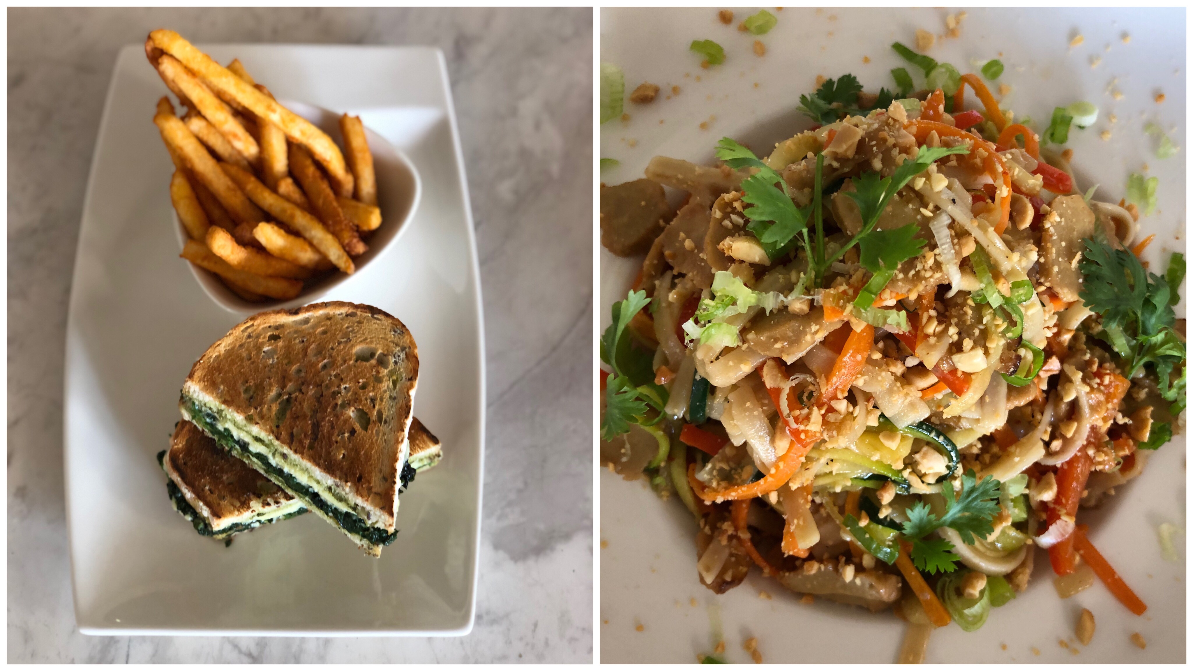 Vegan grilled cheese sandwich 