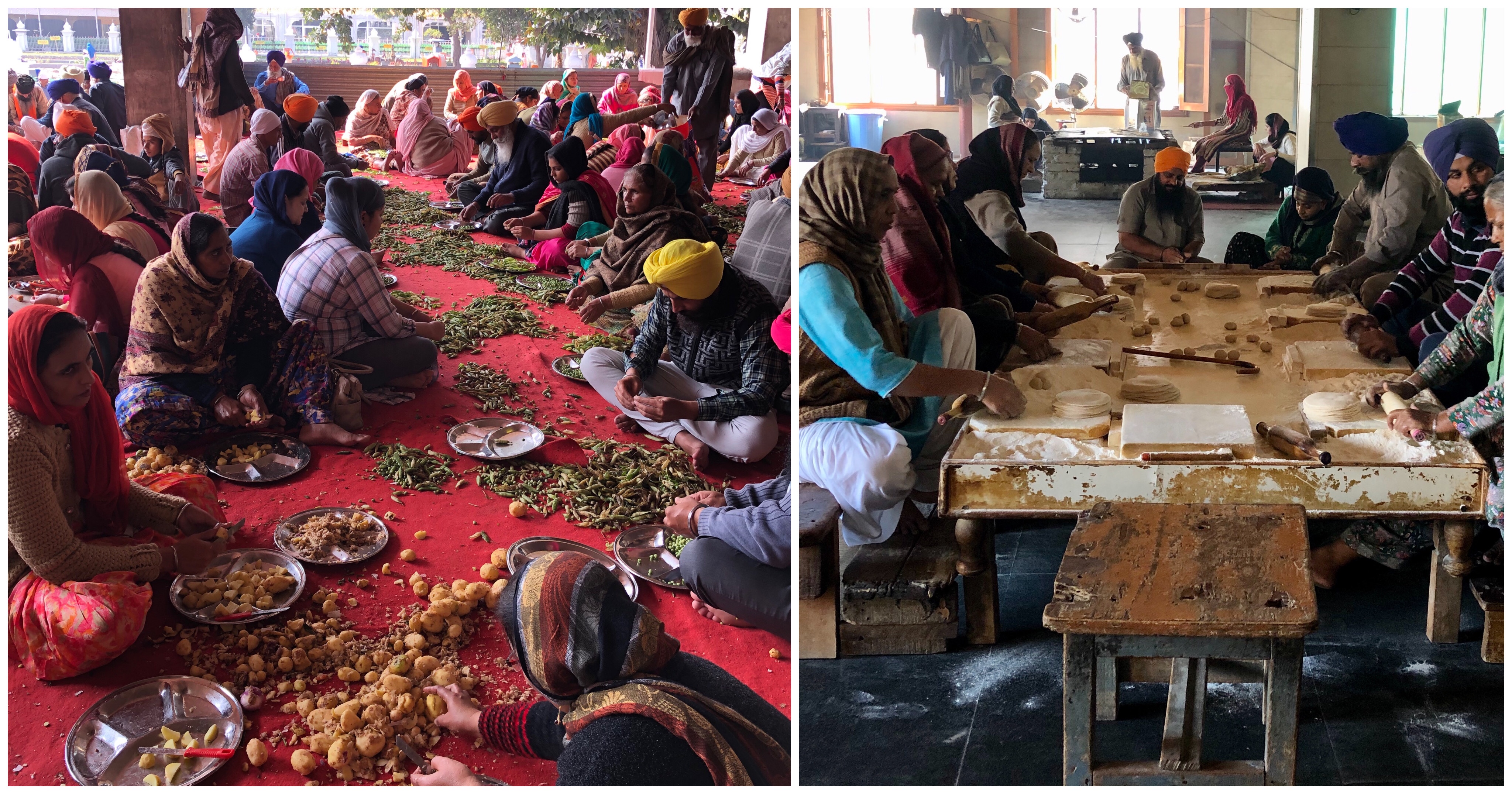 Langar in Golden Temple 