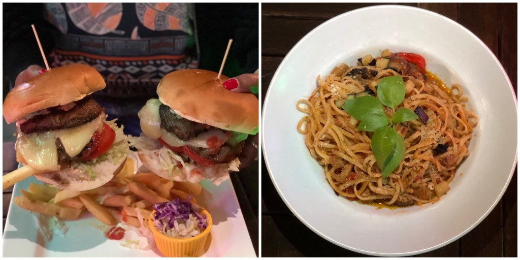 Portobello mushroom burger 